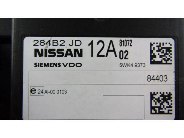 Блок управления 284b2jd   Nissan Qashqai+2