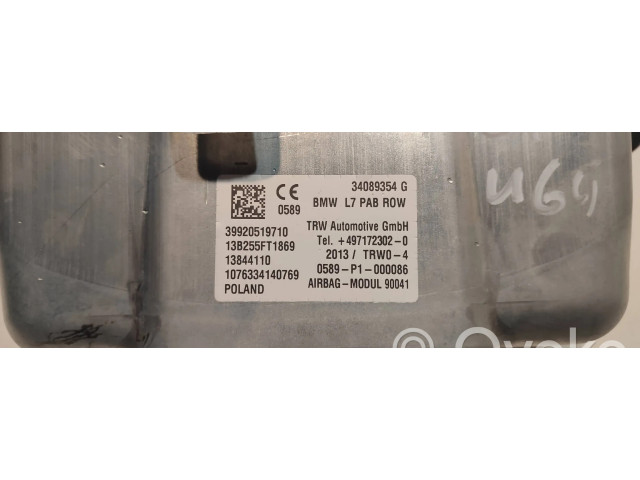 Подушка безопасности пассажира 39920519710, 13844110   BMW 3 GT F34