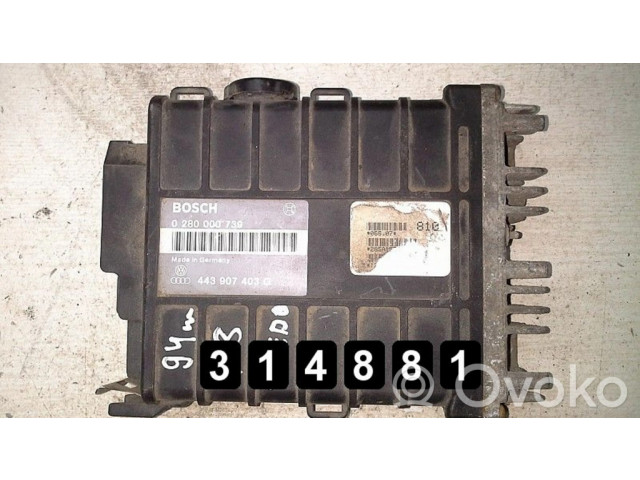 Блок управления двигателя 443907403G   Seat Toledo I (1L)