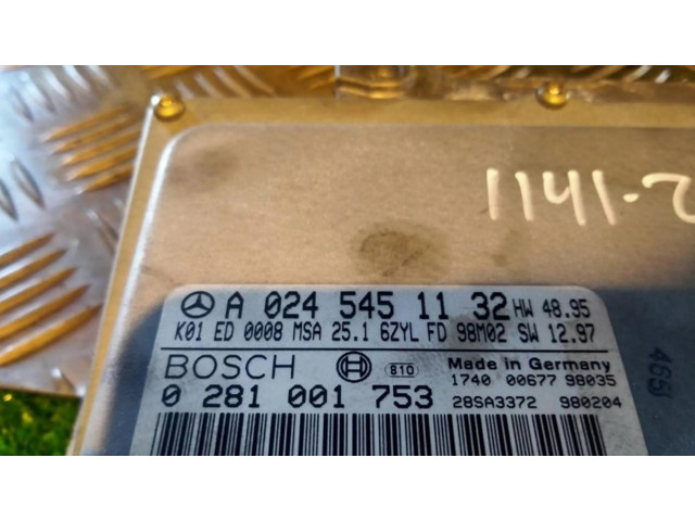 Řídící jednotka A0245451132   Mercedes-Benz E W210 