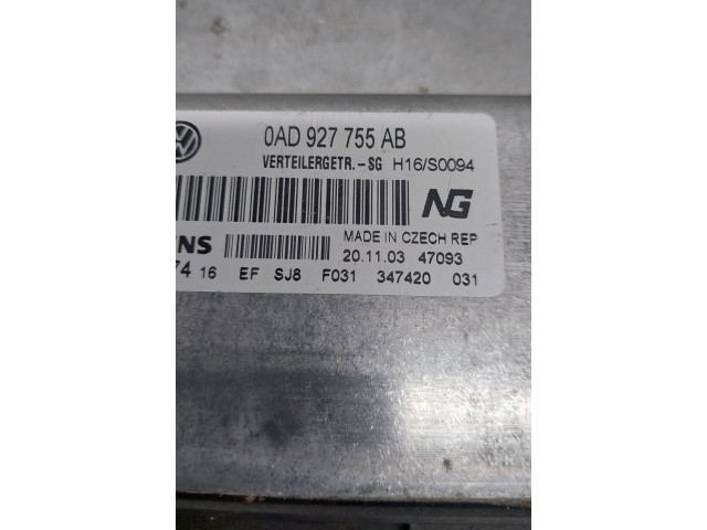 Блок управления климат-контролем 0AD927755AB   Volkswagen Touareg I