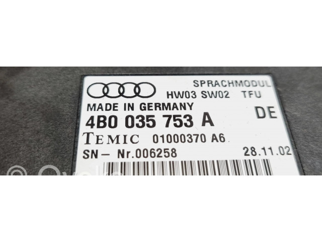 Блок управления 4B0035753A   Audi A6 S6 C5 4B