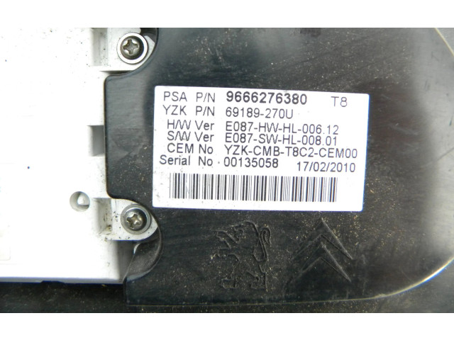 Přístrojová deska  Peugeot 5008 2010 9666276380, 69189270U  
