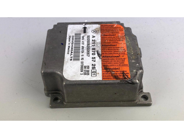 Блок подушек безопасности A2118705726, D6V5H30ALT6   Mercedes-Benz CLS C219