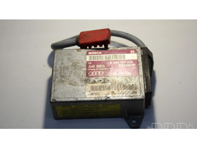Блок подушек безопасности 0285001036, 4A0959655   Audi 80 90 B3