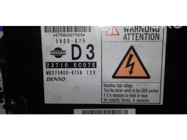 Řídící jednotka 23710EC07E   Nissan Navara 2008