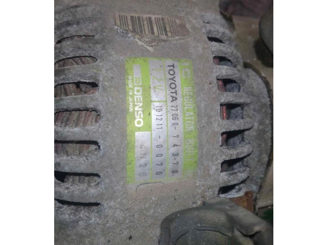 Генератор 2706074370, 2706074370   Toyota Carina T190      