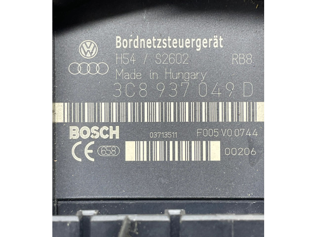 Komfortsteuergerät Bordnetzsteuergerät 3C8937049D, F005V00744   Volkswagen Caddy   