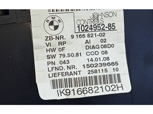 Přístrojová deska  BMW 1 E81 E87 2008 102495285, 916682102  