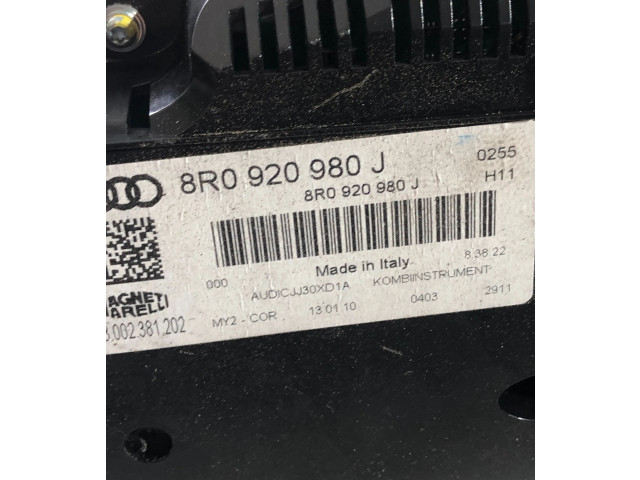 Панель приборов 8R0920980J   Audi Q5 SQ5       