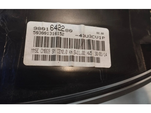 Přístrojová deska  Fiat Scudo 2014 9801642280, 503001316152  