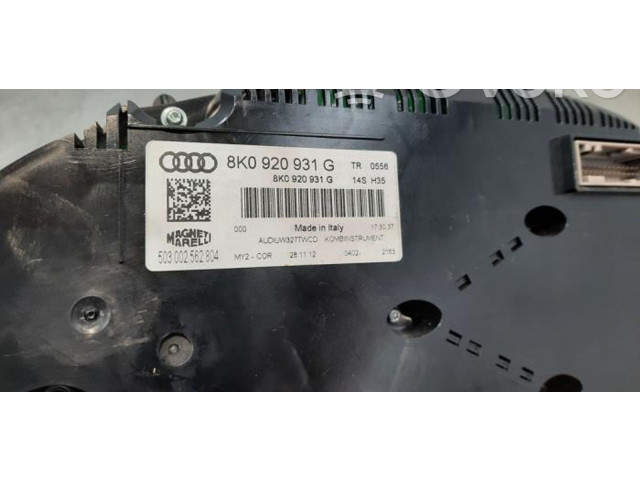 Přístrojová deska  Audi RS4 B8 2013 8K0920931G  