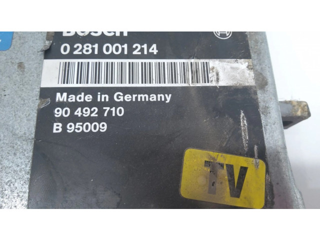 Блок управления двигателя 0281001214   Opel Vectra B