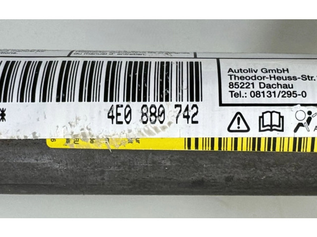 Боковая подушка безопасности 4E0880742, 4E0880742   Audi A8 S8 D3 4E