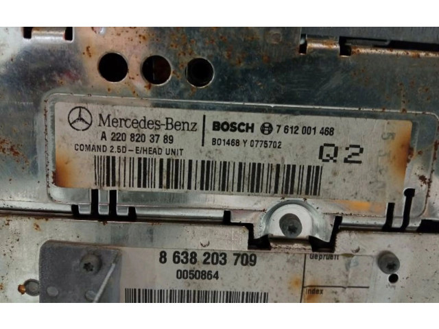   Pojistková skříňka A2208203789   Mercede-Benz S W220 2000