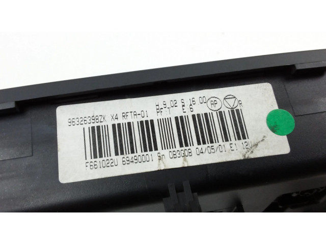 Блок управления климат-контролем 96326398ZX, F661022U   Citroen C5