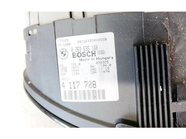 Přístrojová deska  BMW 3 E46 2003 0263639160, 4117708  