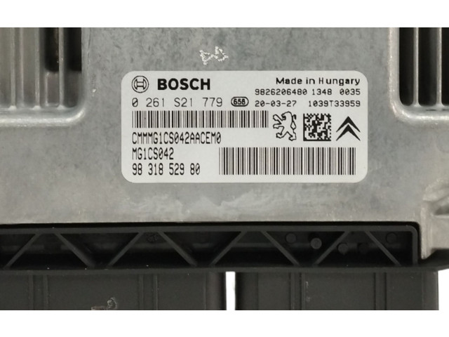 Řídící jednotka 9831852980, 0261S21779   Peugeot 3008 II 2020
