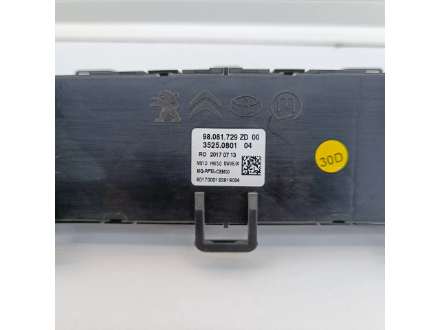 Блок управления климат-контролем 98081729ZD   Citroen Jumpy