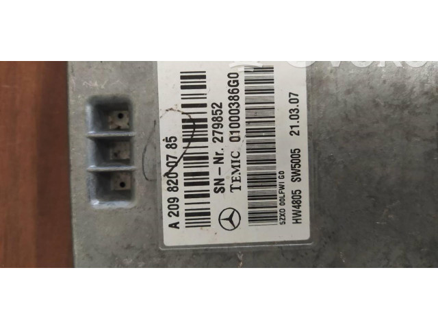 Řídící jednotka A2098200785   Mercedes-Benz ML W164 