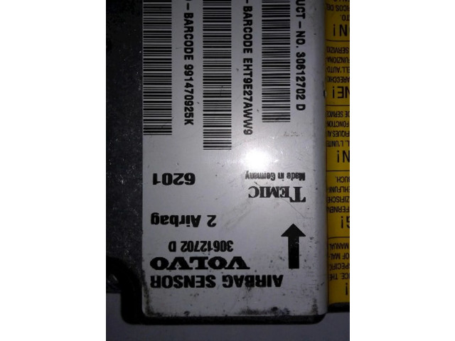 Блок подушек безопасности 30612702, 30612702   Volvo V40 Cross country