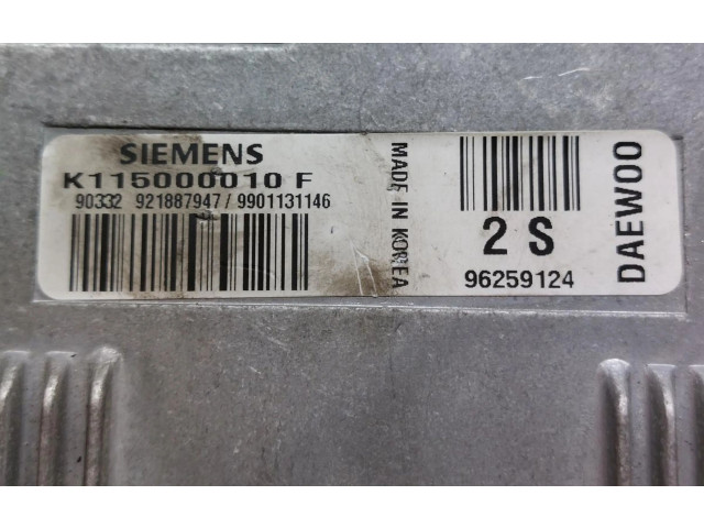 Řídící jednotka K115000010F, 921887947   Daewoo Matiz 