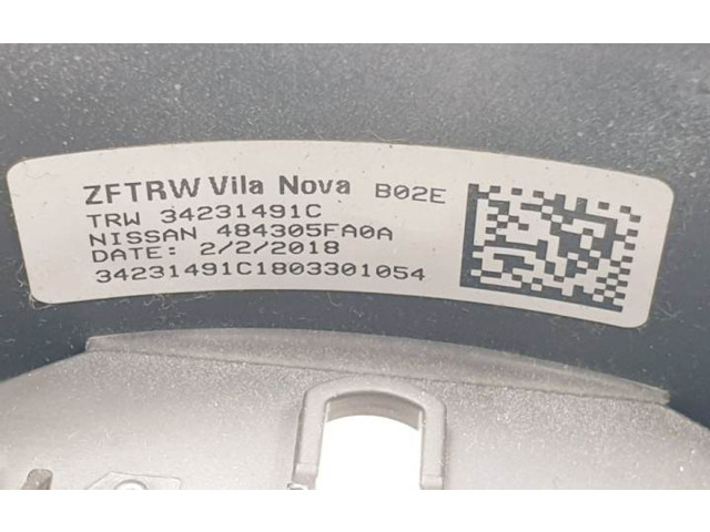 Volant Nissan Micra K14 2018 484305FA0A, 34231491C  