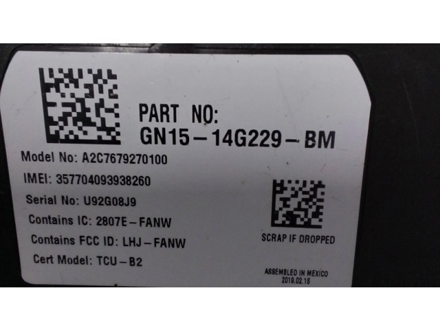 Блок управления GN15-14G229-BM, A2C7679270100   Ford Ecosport