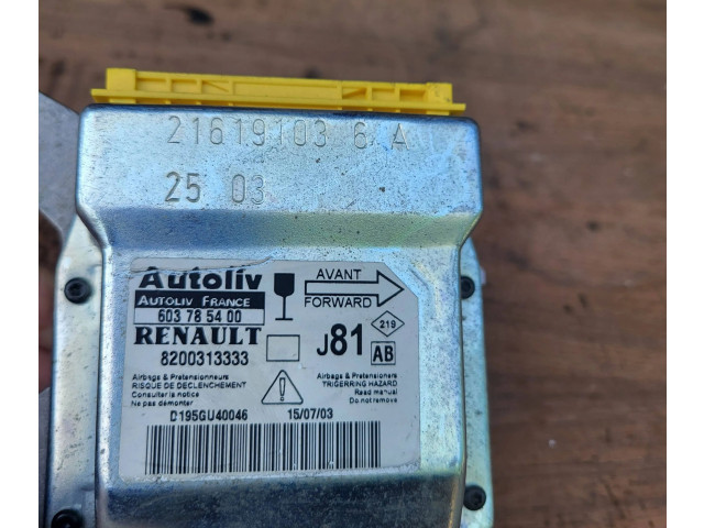 Блок подушек безопасности 8200313333, 603785400   Renault Espace IV