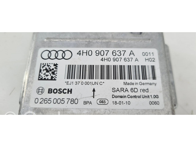 Блок управления 4H0907637A, 0265005780   Audi A8 S8 D4 4H