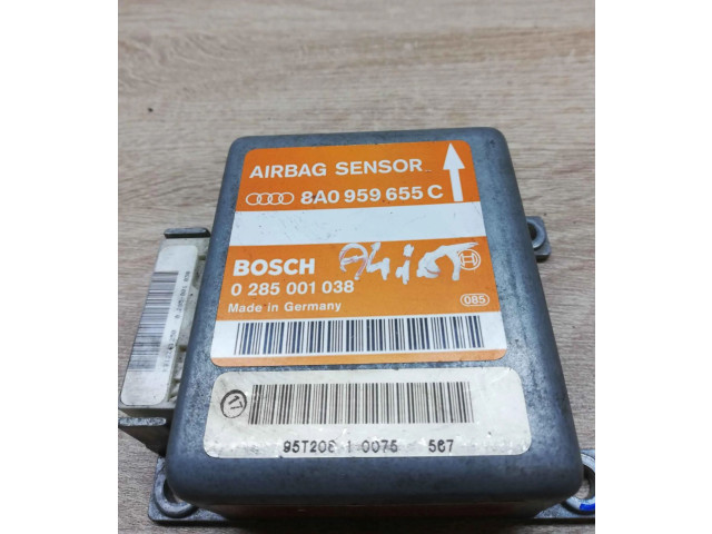 Блок подушек безопасности 8a0959655c, 0285001038   Audi A6 S6 C4 4A