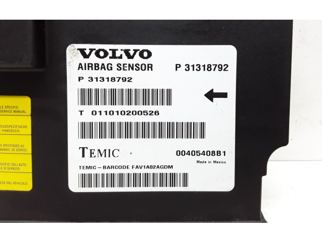 Блок управления надувных подушек P31318792   Volvo XC60