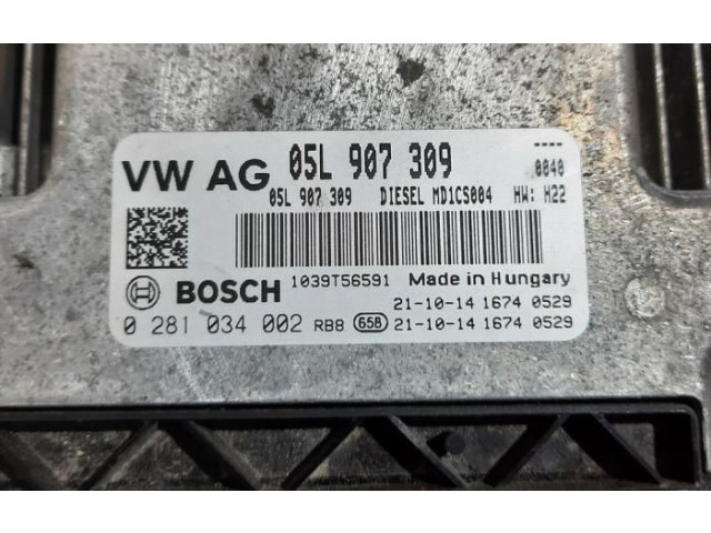 Řídící jednotka 05L907309   Audi A4 S4 B9 8W 2022