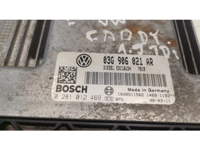 Řídící jednotka 03G906021AR, 0281012469   Volkswagen Caddy 2015