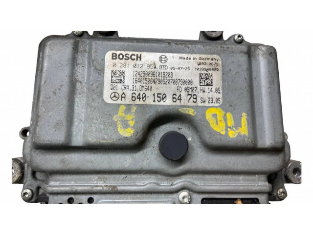 Řídící jednotka A6401506479, 0281012952   Mercedes-Benz A W169 2006
