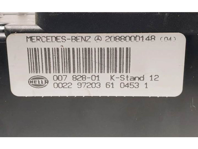 Блок управления 2088000148, 00782801   Mercedes-Benz C W202