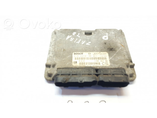 Блок управления двигателя 0281010021, 09133269   Opel Zafira A