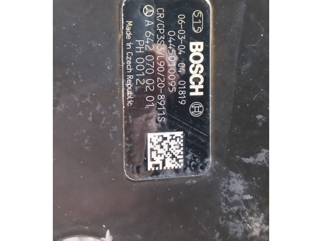 Vstřikovač A6420700201, 0445010095   Mercedes-Benz ML W164    642.940 
