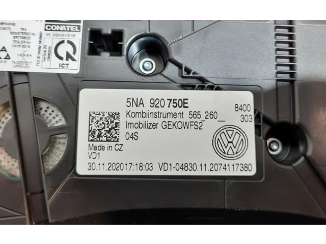 Přístrojová deska  Volkswagen Tiguan 2021 5NA920750E  
