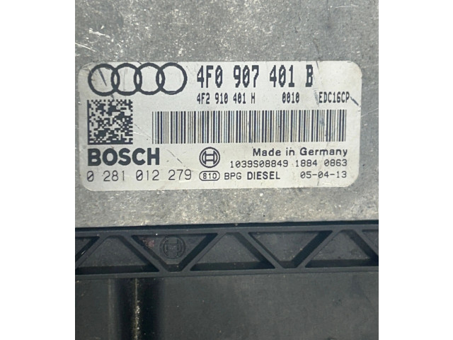Блок управления двигателя 4F0907401B, 4F2910401H   Audi A6 S6 C5 4B