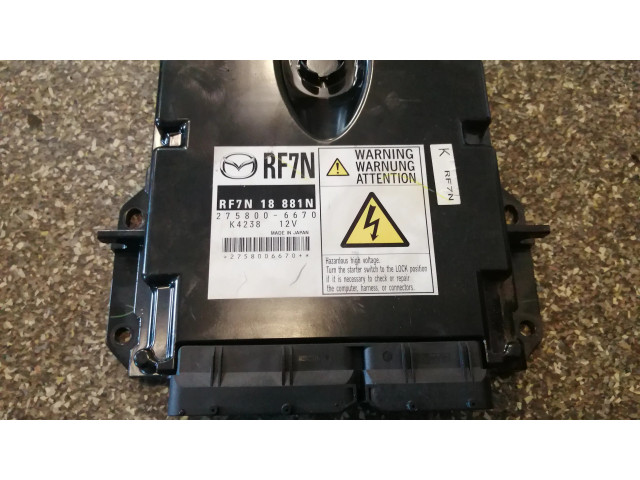 Řídící jednotka RF7N18881N, 2758006670   Mazda 5 2006