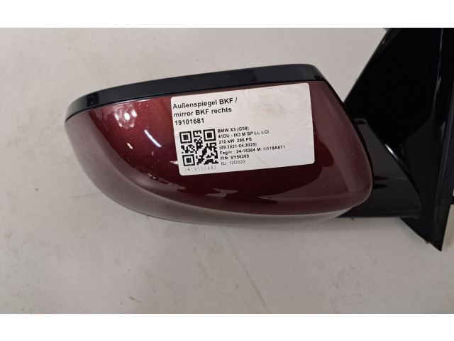 Zpětné zrcátko  BMW iX3 G08 2020  5A4A574, 5A3D5D9  