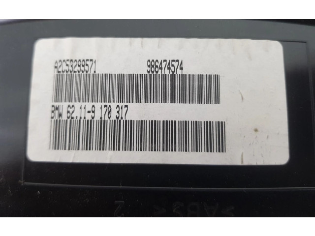 Přístrojová deska  BMW X6 E71 2008 62109170317, 62109236833  