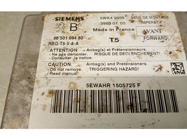 Блок подушек безопасности 9650109480, 5WK42908SIEMENS   Mercedes-Benz CLK A209 C209