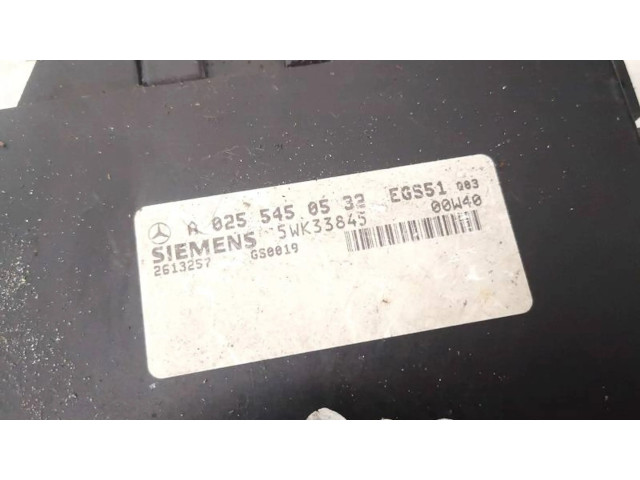 Блок управления коробкой передач a0255450532   Mercedes-Benz E W210