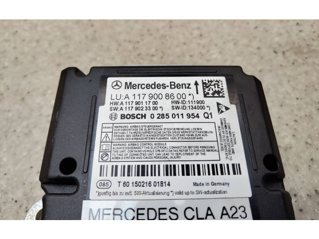 Блок подушек безопасности A1179008600   Mercedes-Benz CLA C117 X117 W117