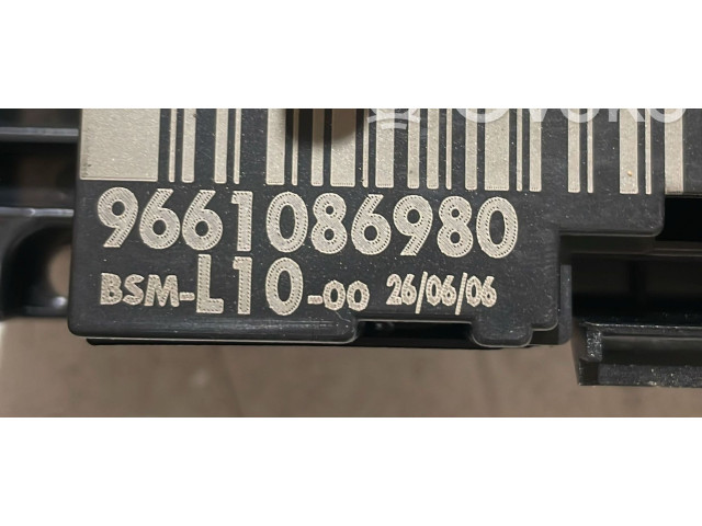 Pojistková skříňka Řídící jednotka BSM 9661086980, 9661086980   Peugeot 207 2008