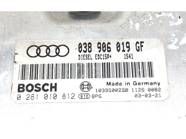 Řídící jednotka 038906019GF   Audi A6 Allroad C5 2001