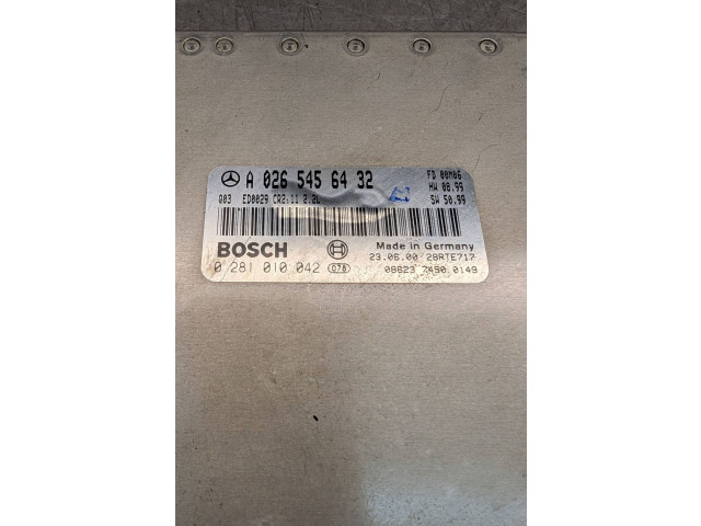 Řídící jednotka A0265456432, 0281010042   Mercedes-Benz C W202 1999