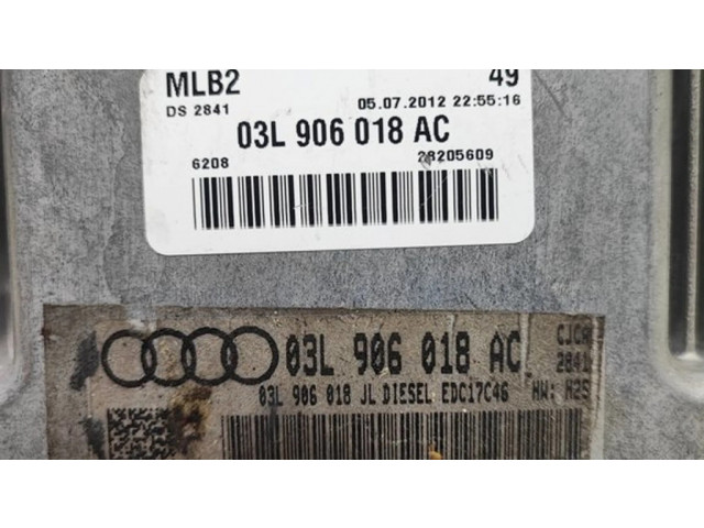 Блок управления двигателя 03L906018JL, 0281018375   Audi A4 S4 B8 8K